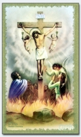 04253 - Jesus am Kreuz mit Fegefeuer