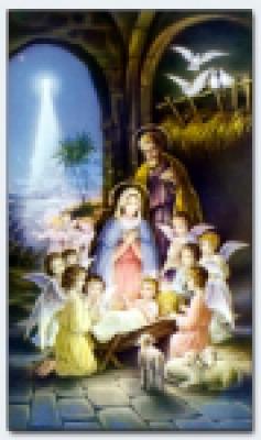 20008 - Christmas: Holy Family With Angels