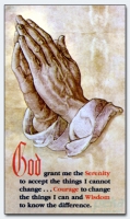 20621 - Praying Hands W/ Serenity Prayer