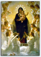 17032 - Virgen With Angels (Bouguereau)