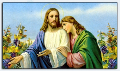 20642 - Jesus mit Jüngern im Weinberg