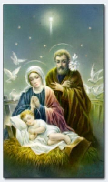 20001 - Christmas: Créche With Holy Family