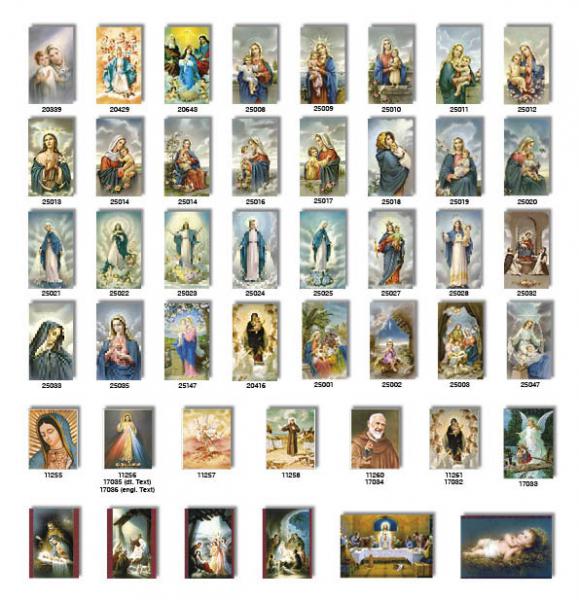Mustersatz Heiligenbilder komplett zum Sonderpreis