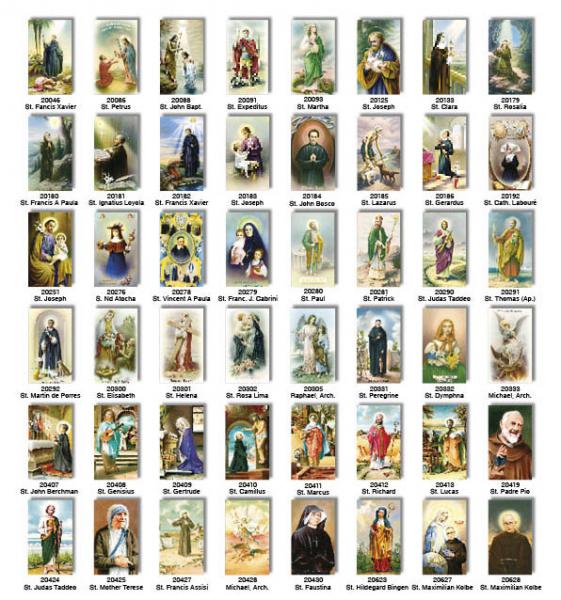 Mustersatz Heiligenbilder komplett zum Sonderpreis